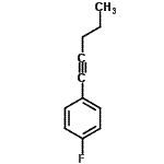 CAS#: 445424-02-2， 1-Fluoro-4-(1-Pentyn-1-Yl)Benzene