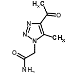 CAS#: 445471-21-6， 2-(4-Acetyl-5-Methyl-1H-1,2,3-Triazol-1-Yl)Acetamide