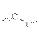 CAS#: 445492-11-5， Ethyl 3-(5-Ethoxy-3-Pyridinyl)-2-Propynoate