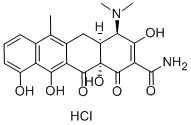 结构式 CAS# 4465-65-0, 4-表-脱水四环素盐酸盐