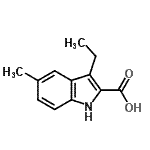 CAS#: 446830-65-5， 3-Ethyl-5-Methyl-1H-Indole-2-Carboxylic Acid