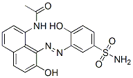 CAS#: 4472-49-5， N-(8-((5-(Aminosulfonyl)-2-Hydroxyphenyl)Azo)-7-Hydroxy-1-Naphthalenyl)-Acetamide
