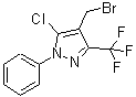 CAS#: 447401-77-6， 4-Bromomethyl-5-Chloro-1-Phenyl-3-Trifluoromethyl-1H-Pyrazole