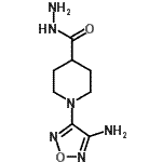 CAS 登录号：448188-33-8， 1-(4-氨基-1,2,5-恶二唑-3-基)-4-哌啶甲酰肼