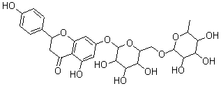 CAS 登录号：4493-40-7， 柚皮苷