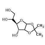 CAS 登录号：4495-04-9， (2Xi)-1,2-O-异亚丙基-D-核-呋喃己糖