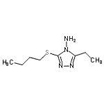 CAS#: 449745-92-0， 3-(Butylsulfanyl)-5-Ethyl-4H-1,2,4-Triazol-4-Amine