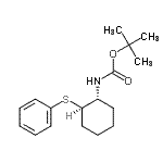 CAS#: 450410-78-3， 2-Methyl-2-Propanyl [(1R,2R)-2-(Phenylsulfanyl)Cyclohexyl]Carbamate