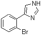 structure of CAS# 450415-78-8, 4-(2-Bromophenyl)-1H-Imidazole;1H-imidazole, 4-(2-bromophenyl);1H-IMIDAZOLE,5-(2-BROMOPHENYL)-;4-(2-bromophenyl)imidazole