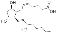 structure of CAS# 4510-16-1, (5Z,9beta,11alpha,13E,15S)-9,11,15-Trihydroxy-Prosta-5,13-Dien-1-Oic acid;Prosta-5,13-Dien-1-Oic Acid, 9,11,15-Trihydroxy-,(5Z,9Beta,11Alpha,13E,15S)-;Pdsp1_000079;Idi1_033963
