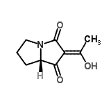 CAS#: 451462-80-9， (2E,7aS)-2-(1-Hydroxyethylidene)Tetrahydro-1H-Pyrrolizine-1,3(2H)-Dione