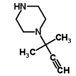 CAS#: 451494-40-9， 1-(1,1-Dimethylprop-2-Ynyl)Piperazine
