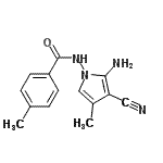 CAS#: 453587-58-1， N-(2-Amino-3-Cyano-4-Methyl-1H-Pyrrol-1-Yl)-4-Methylbenzamide