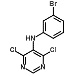 CAS#: 454685-38-2， N-(3-Bromophenyl)-4,6-Dichloro-5-Pyrimidinamine
