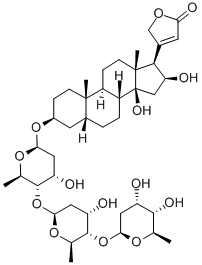 结构式 CAS# 4562-36-1, 芰皂毒素