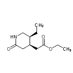 CAS#: 457623-01-7， Ethyl [(4R,5S)-5-Ethyl-2-Oxo-4-Piperidinyl]Acetate