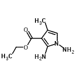 CAS#: 458527-73-6， Ethyl 1,2-Diamino-4-Methyl-1H-Pyrrole-3-Carboxylate