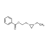 CAS#: 458538-57-3， 2-[(1R,2R)-2-Ethylcyclopropyl]Ethyl Benzoate