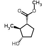 CAS#: 459174-16-4， Methyl (1R,2S,3S)-3-Hydroxy-2-Methylcyclopentanecarboxylate