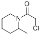 structure of CAS# 4593-18-4, 1-(Chloroacetyl)-2-Methylpiperidine;2-Chloro-1-(2-Methyl-1-Piperidyl)Ethanone;2-Chloro-1-(2-Methyl-1-Piperidinyl)Ethanone;St5291764