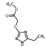 CAS#: 459419-81-9， Methyl [(5-Ethyl-1H-1,2,4-Triazol-3-Yl)Sulfanyl]Acetate