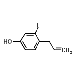 CAS#: 459432-61-2， 4-Allyl-3-Fluorophenol