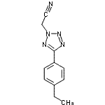 CAS#: 460363-90-0， [5-(4-Ethylphenyl)-2H-Tetrazol-2-Yl]Acetonitrile