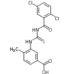 CAS#: 461409-73-4， 3-{[(2,5-Dichlorobenzoyl)Carbamothioyl]Amino}-4-Methylbenzoic Acid