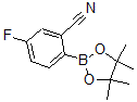 structure of CAS# 461451-63-8, 2-Cyano-4-fluorophenylboronic acid pinacol ester;Benzonitrile, 5-Fluoro-2-(4,4,5,5-Tetramethyl-1,3,2-Dioxaborolan-2-Yl)-;3-Fluoro-2-(4,4,5,5-Tetramethyl-1,3,2-Dioxaborolan-2-Yl)Benzonitrile;5-Fluoro-2-(4,4,5,5-Tetramethyl-1,3,2-Dioxaborolan-2-Yl)Benzonitrile