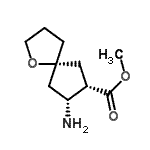CAS#: 461665-28-1， Methyl (5R,7S,8R)-8-Amino-1-Oxaspiro[4.4]Nonane-7-Carboxylate