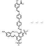 CAS 登录号：4623-91-0， 三钠5-{[4'-({8-[(2,4-二氨基苯基)偶氮]-1-羟基-3,6-二磺酸-2-萘基}偶氮)-4-联苯基]偶氮}-2-羟基苯甲酸酯