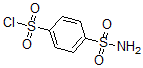 structure of CAS# 46249-41-6, 4-(Aminosulfonyl)-Benzenesulfonylchloride