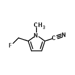 CAS 登录号：463298-06-8， 5-(氟甲基)-1-甲基-1H-吡咯-2-甲腈