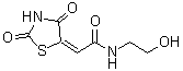CAS#: 464900-87-6， 2-(2,4-Dioxo-5-Thiazolidinylidene)-N-(2-Hydroxyethyl)-Acetamide