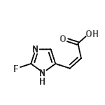 CAS 登录号：464924-71-8， (2Z)-3-(2-氟-1H-咪唑-5-基)丙烯酸