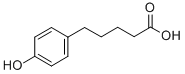 structure of CAS# 4654-08-4, 5-(4-Hydroxyphenyl)Pentanoic Acid;5-(4-HYDROXYPHENYL)PENTANOIC ACID