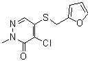 CAS#: 465514-01-6， 4-Chloro-5-[(2-Furanylmethyl)Thio]-2-Methyl-3(2H)-Pyridazinone