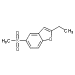CAS#: 466677-89-4， 2-Ethyl-5-(Methylsulfonyl)-1-Benzofuran