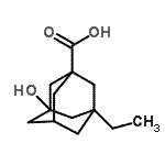 CAS#: 466683-24-9， 3-Ethyl-5-Hydroxy-1-Adamantanecarboxylic Acid