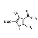 CAS#: 467470-43-5， 4-Acetyl-3,5-Dimethyl-1H-Pyrrole-2-Carbonitrile