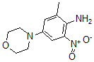 structure of CAS# 468741-20-0, 2-Methyl-4-(4-Morpholinyl)-6-Nitro-Benzenamine;2-METHYL-4-MORPHOLINO-6-NITROANILINE