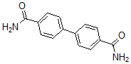 结构式 CAS# 46902-08-3, [1,1'-联苯]-4,4'-二甲酰胺