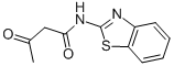 structure of CAS# 4692-94-8, N-(2-Benzothiazolyl)-Acetoacetamide;N-(1,3-Benzothiazol-2-Yl)-3-Oxo-Butanamide;N-(1,3-Benzothiazol-2-Yl)-3-Keto-Butyramide;St5443258