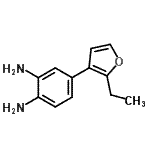 CAS#: 471239-83-5， 4-(2-Ethyl-3-Furyl)-1,2-Benzenediamine