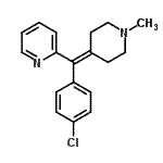 CAS#: 47128-12-1， 2-[(4-Chlorophenyl)(1-Methyl-4-Piperidinylidene)Methyl]Pyridine