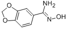 structure of CAS# 4720-72-3, N-Hydroxy-1,3-Benzodioxole-5-Carboximidamide