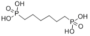 structure of CAS# 4721-22-6, 1,6-Hexanebisphosphonic Acid;1,6-Hexylenebisphosphonic Acid, 98 %;1,6-HEXYLENEBISPHOSPHONIC ACID;1,6-HEXANEBISPHOSPHONIC ACID