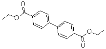 结构式 CAS# 47230-38-6, [1,1'-联苯]-4,4'-二羧酸二乙酯