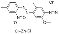 CAS#: 47300-91-4， 2-Methoxy-5-methyl-4-((4-methyl-2-nitrophenyl)azo)benzenediazonium tetrachlorozincate