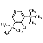 CAS#: 473807-28-2， 4-Chloro-3,5-Bis(Trimethylsilyl)Pyridine